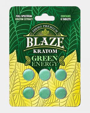 Blaze Kratom Green Energy Tablets